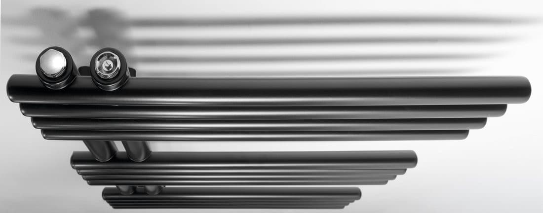 NYMPHA grzejnik łazienkowy 500x800mm, czarny mat