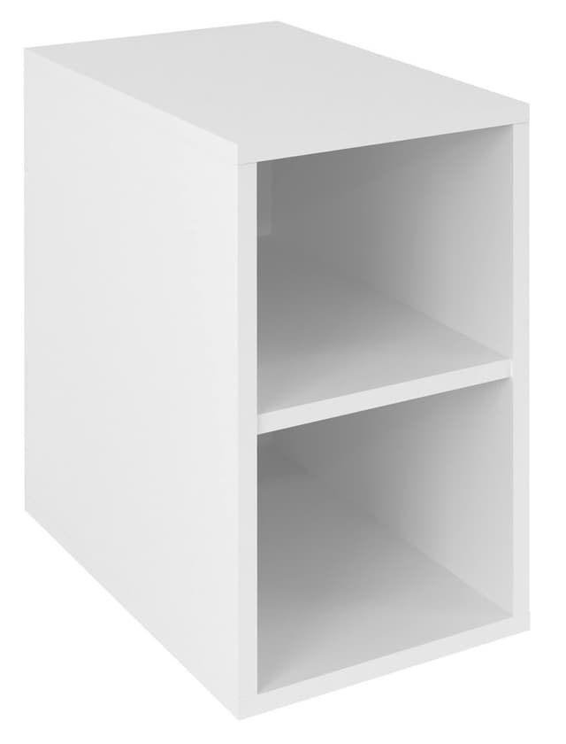 CIRASA szafka wisząca dolna 30x52x46cm, biały połysk