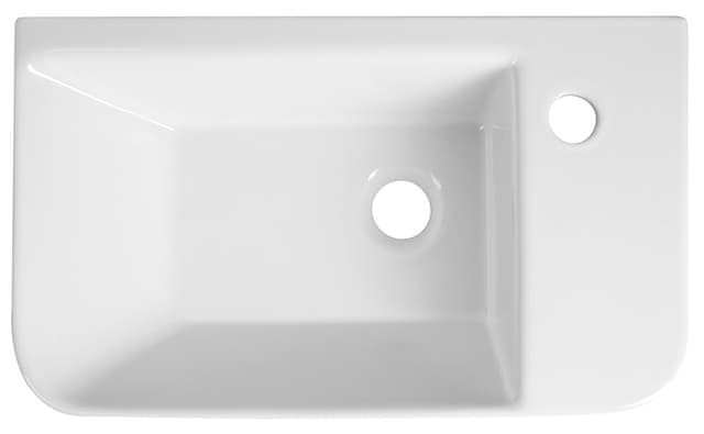 PRIMO umywalka ceramiczna 50x28 cm, biała
