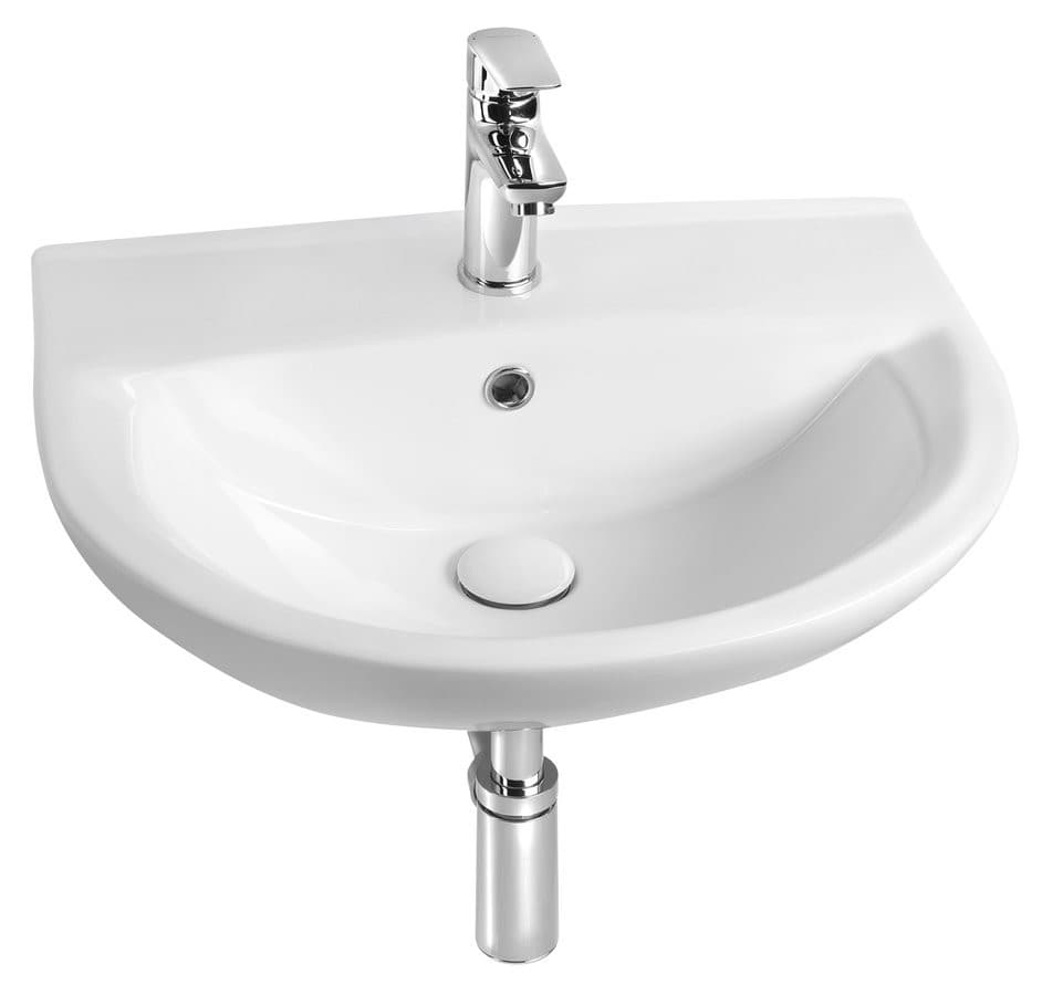 SPIRAL umywalka ceramiczna 60x47cm, biały