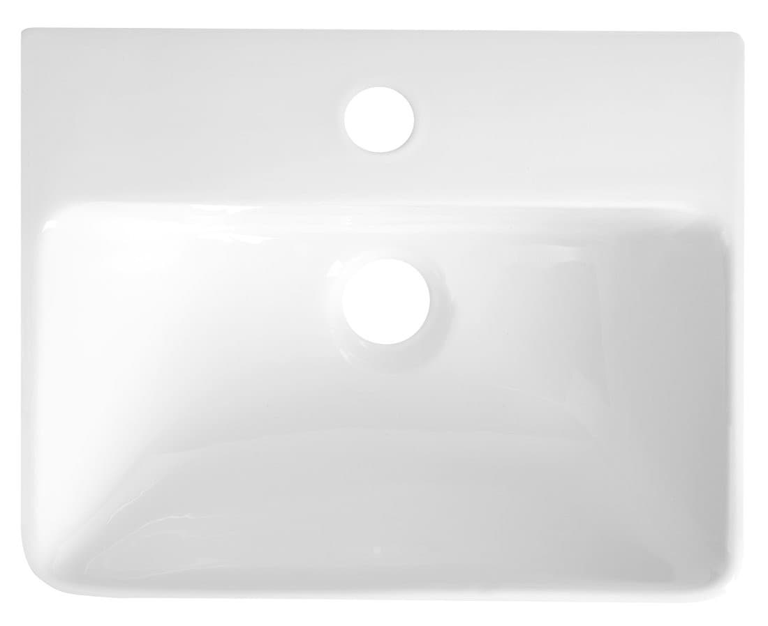 VIBRANT umywalka ceramiczna 36x30cm, biały