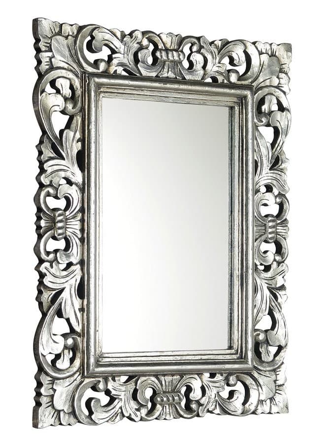 SAMBLUNG Lustro w ramie 40x70cm srebro Antique