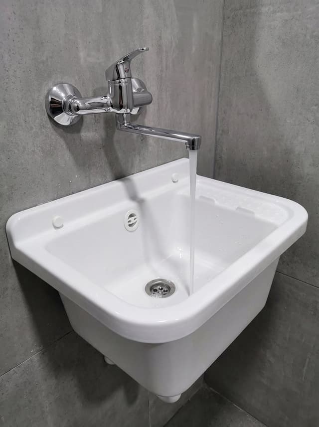 AQUALINE 35 bateria ścienna, uchwyt płaski 160mm, chrom