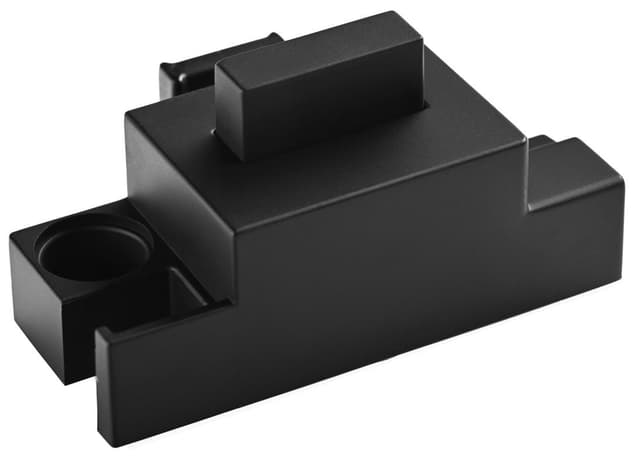 LUXOR BLACK kostka prowadnicy, lewa, czarny mat
