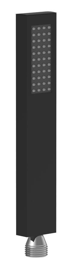 Słuchawka prysznicowa, 200mm, czarny mat