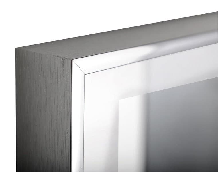 LUMINAR lustro LED w ramie chromowanej 700x500mm