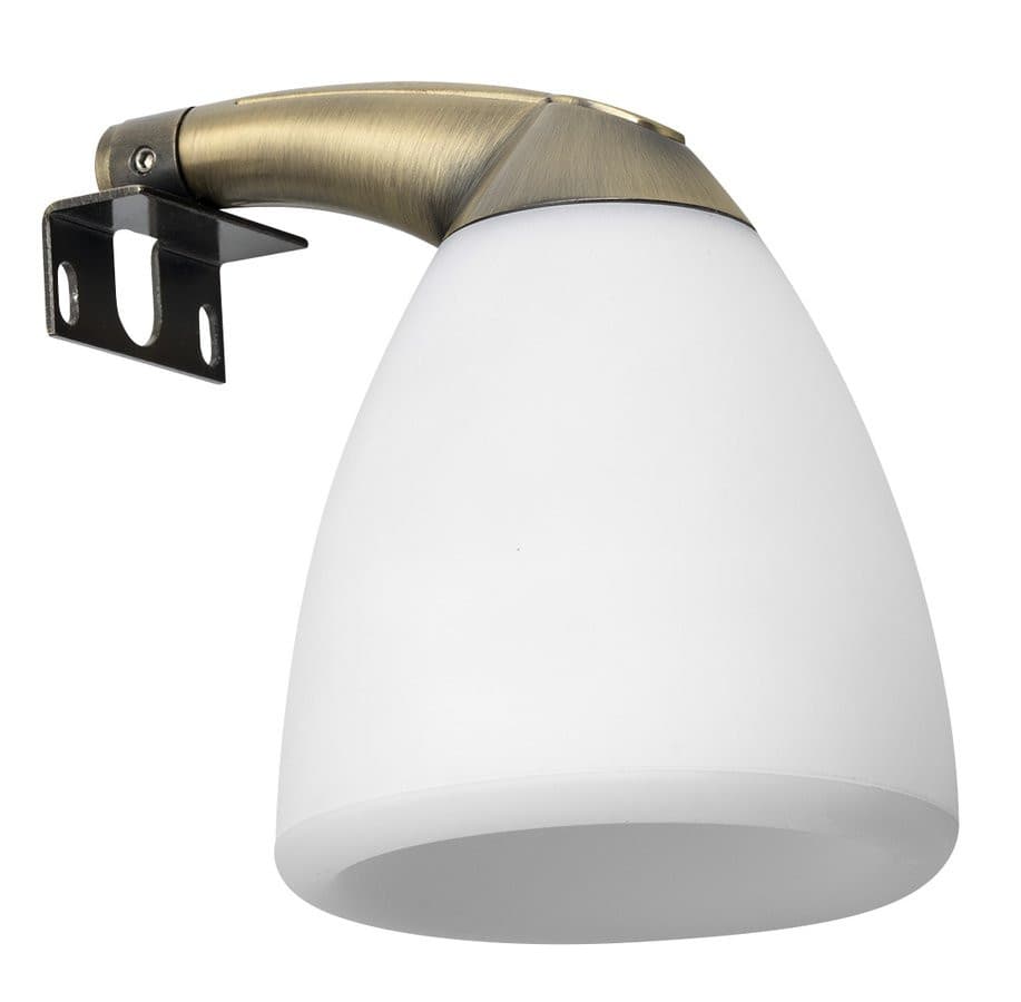 CANDELA oświetlenie ścienne LED, 4 W, 83x108x114 mm, IP44, bronz