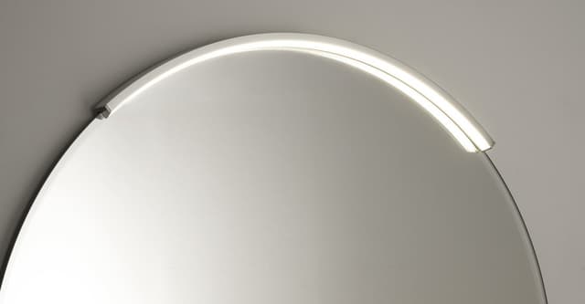 MOON LED oświetlenie 6,5W, 230V, 431x12x22mm, R300mm, chrom