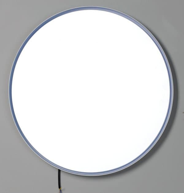 FLOAT lustro LED okrągłe 60 cm białe