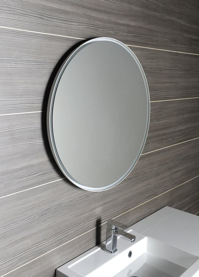 FLOAT lustro LED z oświetleniem, 74 cm, białe