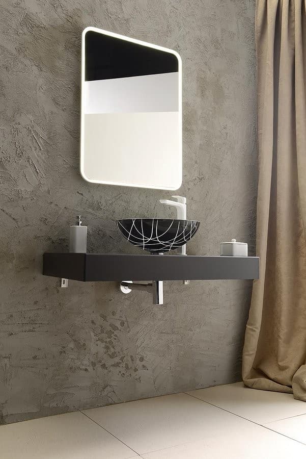 FLOAT lustro LED z oświetleniem 60x80 cm