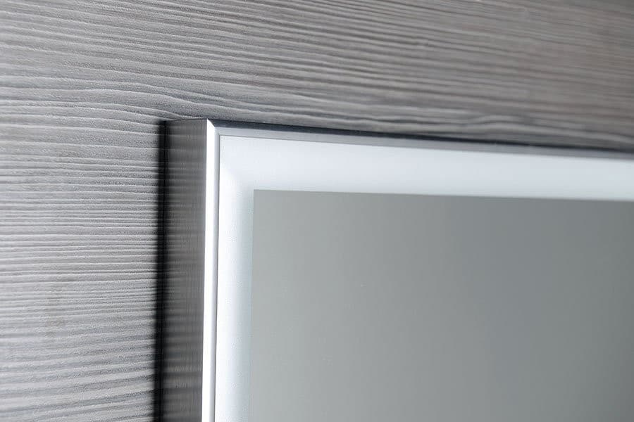 LUMINAR lustro LED z ramą 900x500mm chromowane