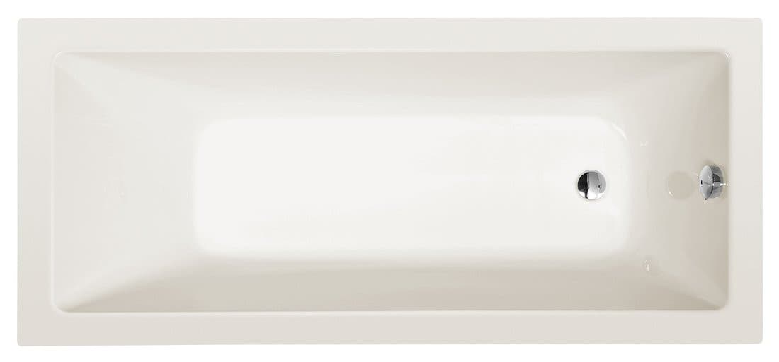 NOEMI wanna prostokątna 160x70x39cm, ivory