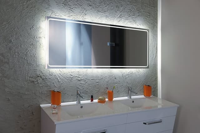 GEMINI II lustro LED 140x55 cm z podświetleniem