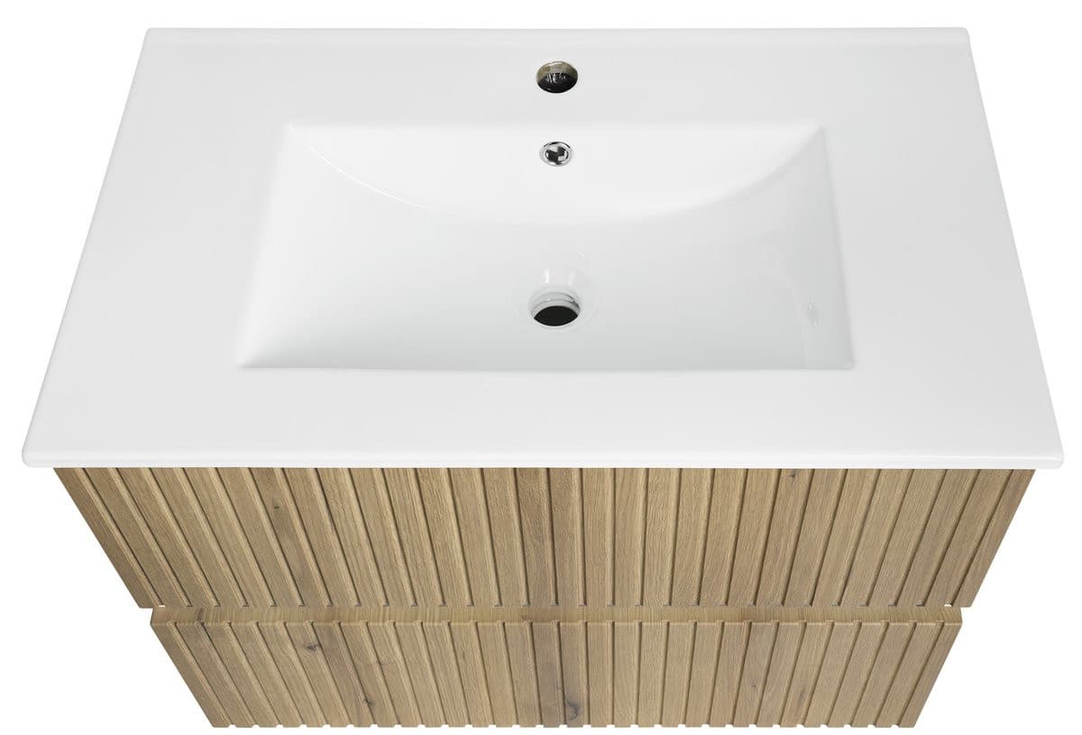 PANEDA STRIP szafka umywalkowa 74,5x55x45,2cm, dąb emporio
