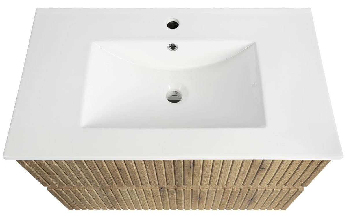 PANEDA STRIP szafka umywalkowa, 79,5x55x45,2cm, dąb emporio