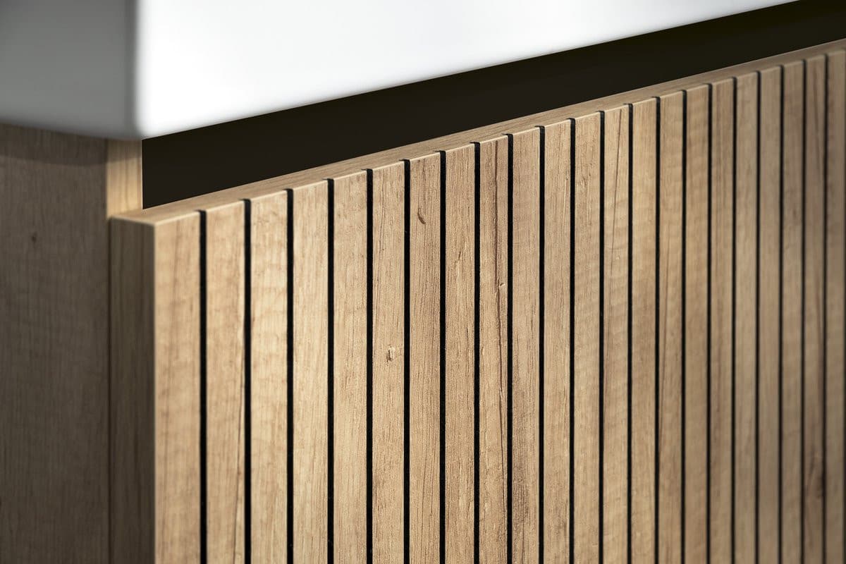NELIO STRIP szafka umywalkowa 56,5x60x49cm, dąb Alabama
