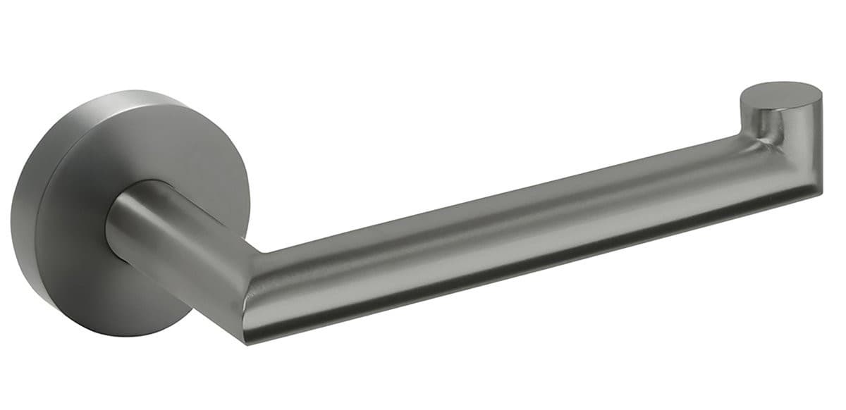 X-ROUND GUN METAL wieszak na papier toaletowy, gun metal
