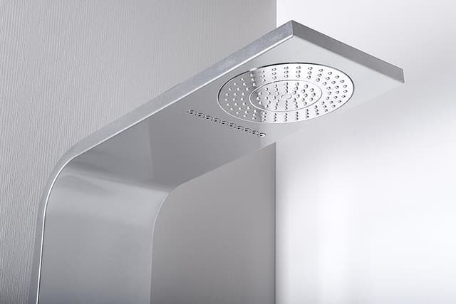 TUSA drążek prysznicowy prostokątny z baterią 1400 mm