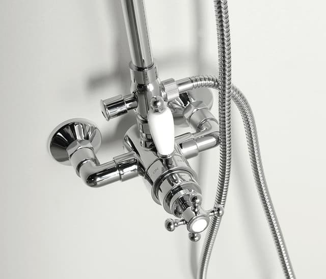 ANTEA zestaw prysznicowy z baterią termostatyczną chrom