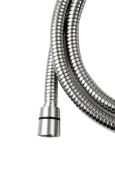 LUX wąż prysznicowy spiralny rozciągliwy 200-240 cm chrom