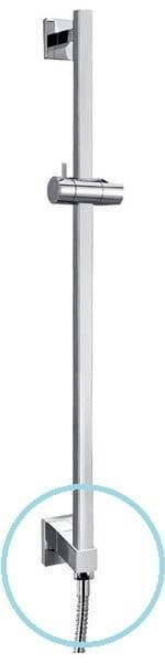 NANCY drążek prysznicowy posuwny chrom 600mm