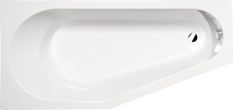 TIGRA L wanna asymetryczna 170x80 cm, lewa biała (00111)