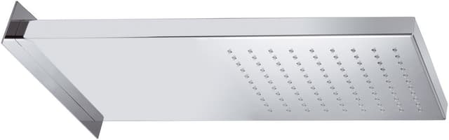 Deszczownia ścienna 500x200x30mm, stal nierdzewna polerowana