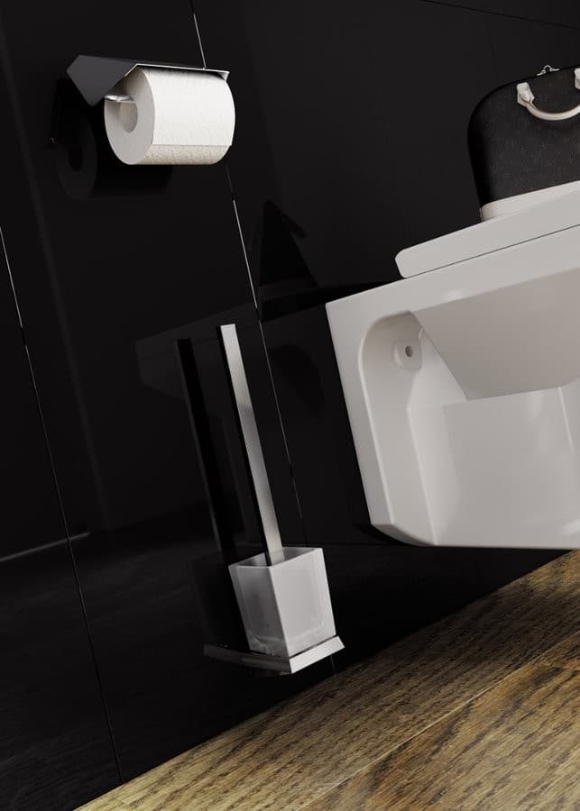 SOUL szczotka WC naścienna, chromowana