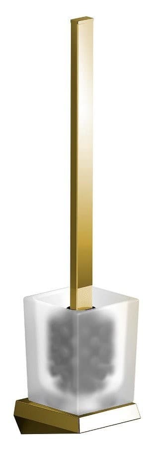 SOUL szczotka WC naścienna, złota elegancja