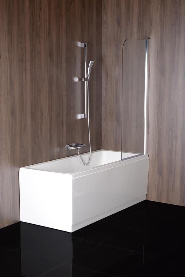SPERA 75 parawan wannowy 750mm, bezramowy z Antidrop