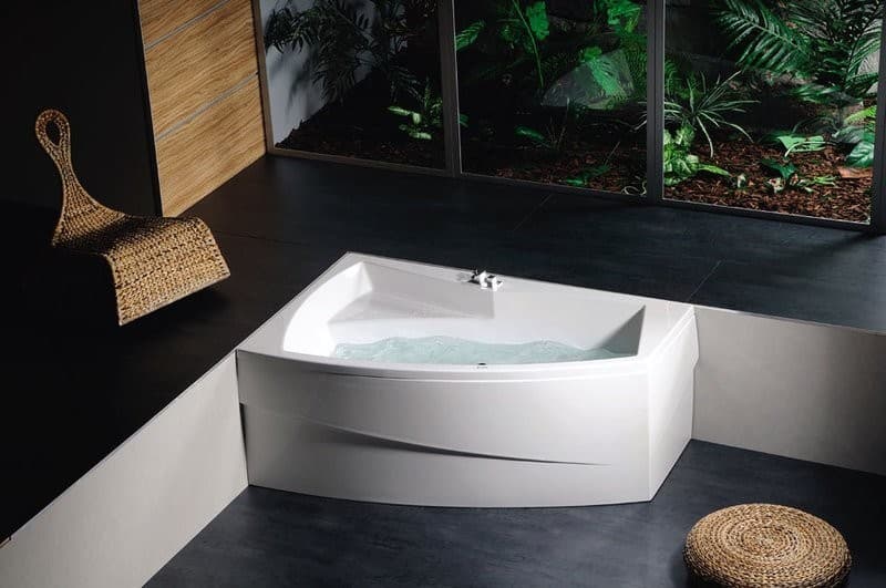 EVIA 160 L asymetryczna wanna 160x100 cm, lewa