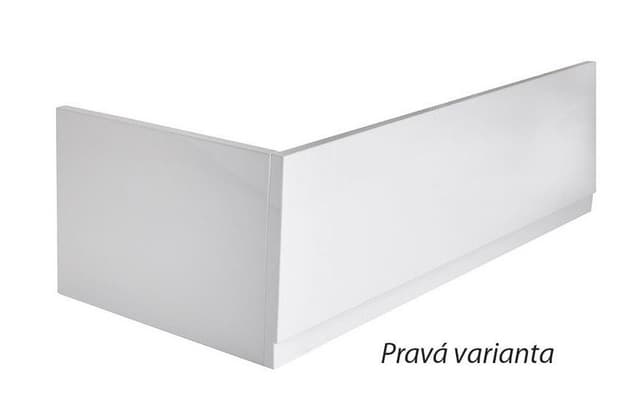 PLAIN panel boczny 88x59cm, biały do wanien Polysan