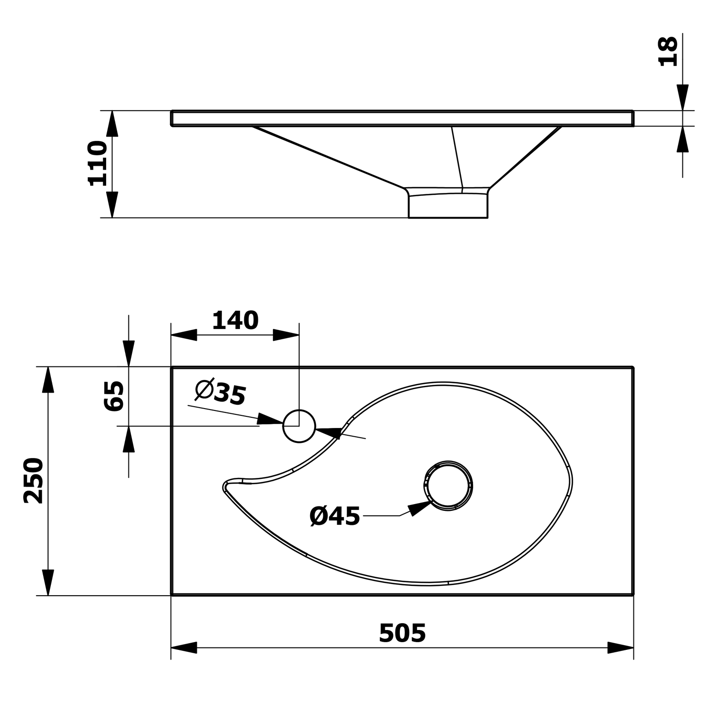 KSET-080 Rysunek techniczny