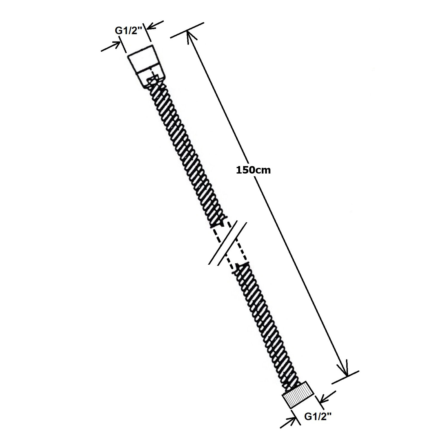 FLEX150B Rysunek techniczny