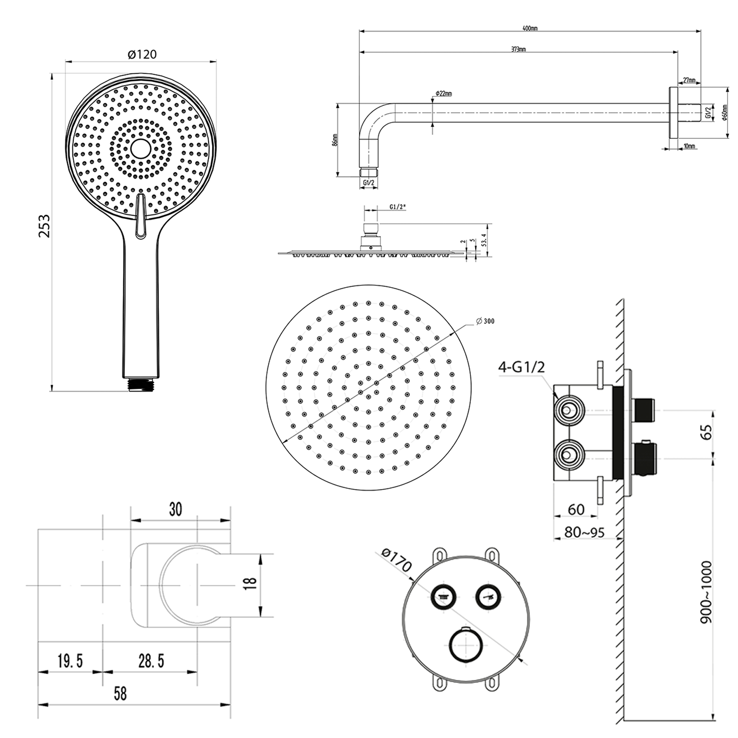 RP032B-01 Rysunek techniczny