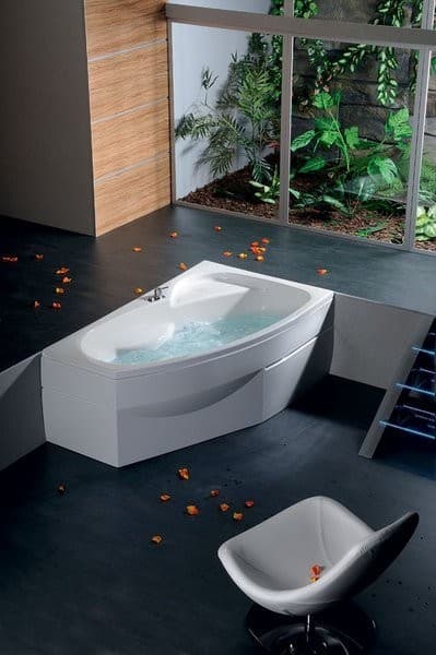 MAMBA 160 L wanna asymetryczna 160x95 cm lewa biała