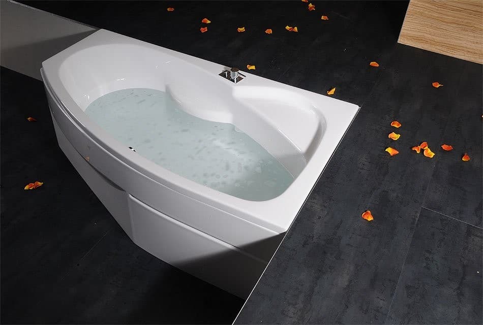 MAMBA 160 R wanna asymetryczna 160x95, prawa biała