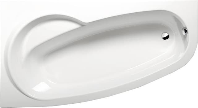 NAOS 180 L asymetryczna wanna 180x100cm, lewa, biała