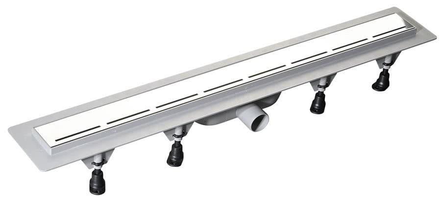 ROAD odpływ liniowy plastikowy z rusztem ze stali nierdzewnej, 820 mm