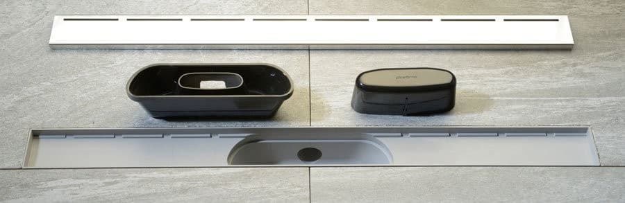 ROAD odpływ liniowy plastikowy z rusztem ze stali nierdzewnej, 820 mm