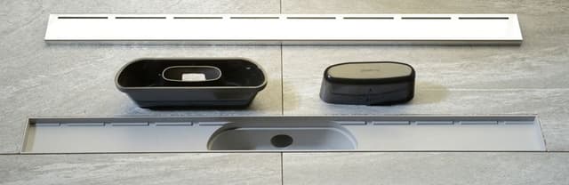 ROAD odpływ liniowy plastikowy z rusztem ze stali nierdzewnej, 820 mm