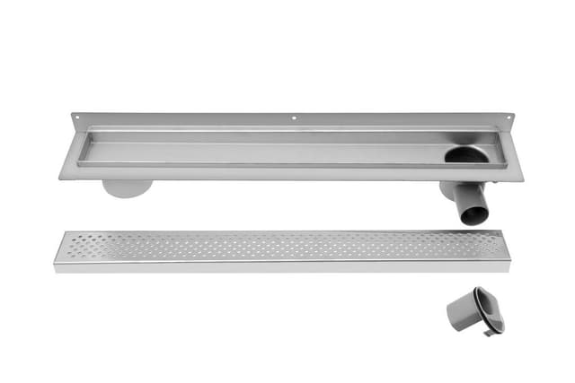 KROKUS odpływ liniowy z rusztem przyściennym 860x122 mm