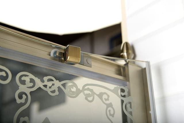 ANTIQUE półokrągła kabina prysznicowa 900x900mm z drzwiami przesuwnymi