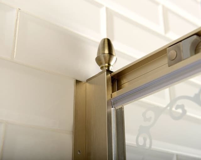 ANTIQUE półokrągła kabina prysznicowa 900x900mm z drzwiami przesuwnymi