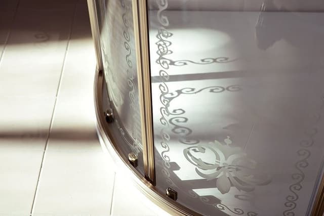 ANTIQUE półokrągła kabina prysznicowa 900x900mm z drzwiami przesuwnymi