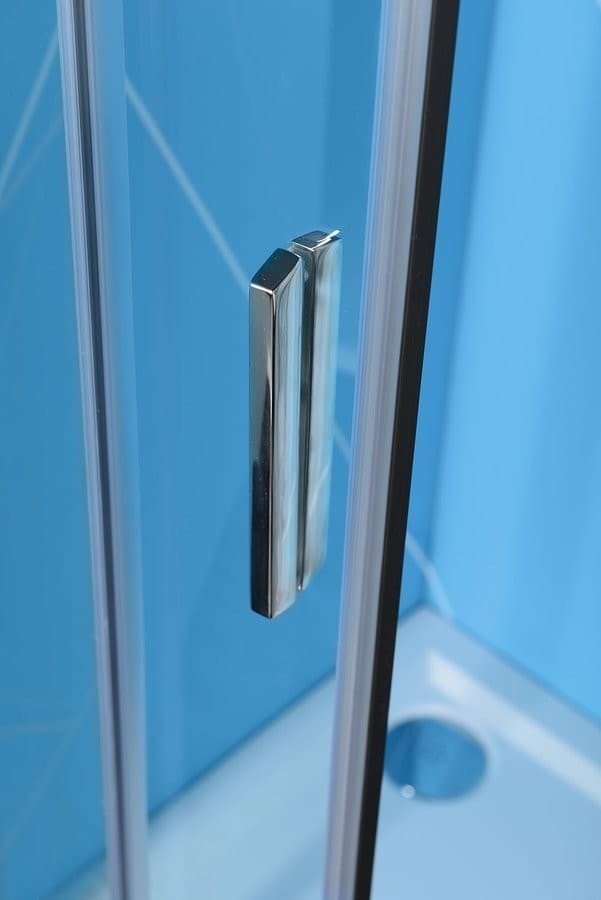 EASY LINE półokrągła kabina prysznicowa 1200x900mm, szkło hartowane