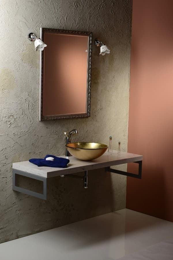 ANTEA bateria umywalkowa wysoka chrom/złoto 245mm