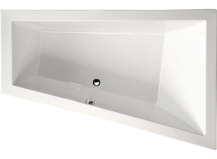 TRIANGL R wanna asymetryczna 180x120cm, prawa biała