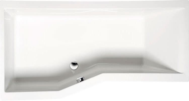 VERSYS L wanna asymetryczna 170x85 cm, lewa, biała